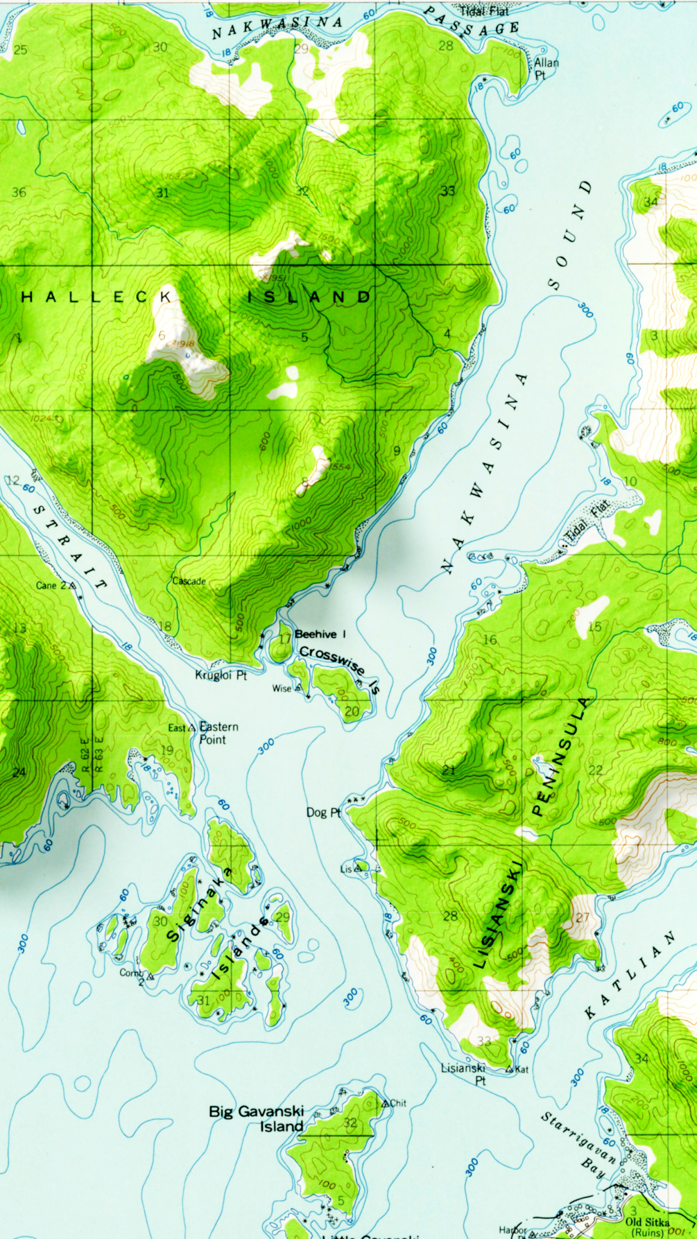 Sitka A-5 Quad Map